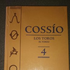 Libros de segunda mano: LIBRO LOS TOROS, EL TOREO Nº 4, COSSIO, SIN USAR PRECINTADO