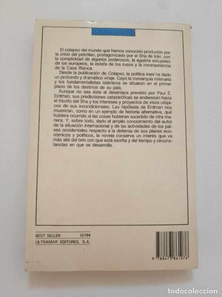 Libros de segunda mano: COLAPSO.- PAUL E. ERDMAN - Foto 3