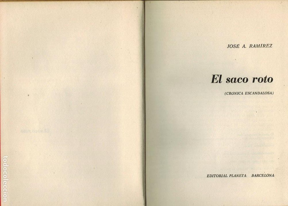 Libros de segunda mano: EL SACO ROTO - Foto 1