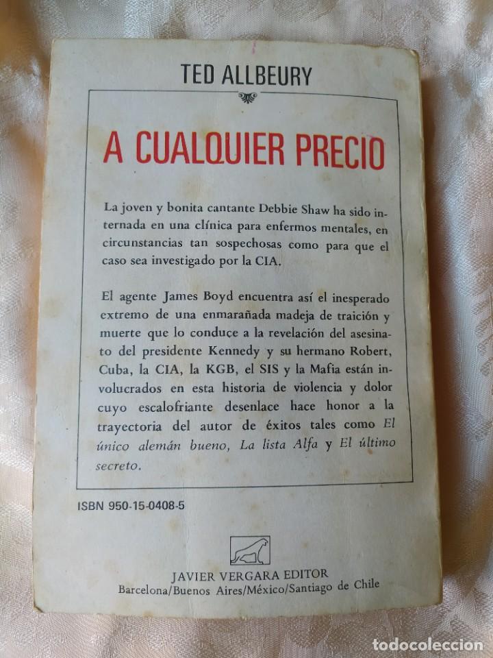 Libros de segunda mano: A CUALQUIER PRECIO - TED ALLBEURY - Foto 2