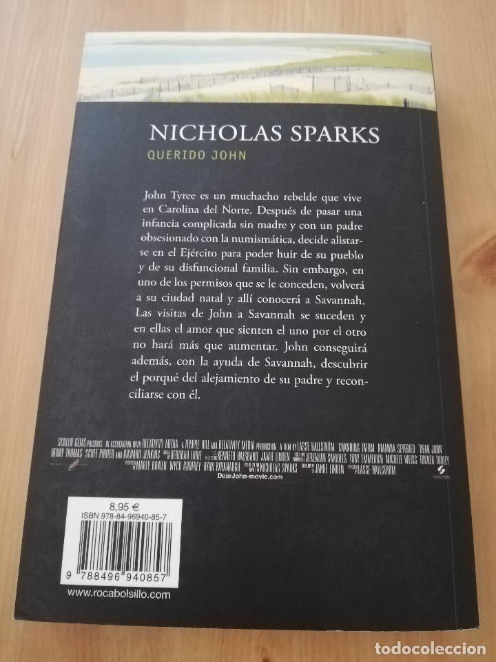 Libros de segunda mano: QUERIDO JOHN (NICHOLAS SPARKS) - Foto 3