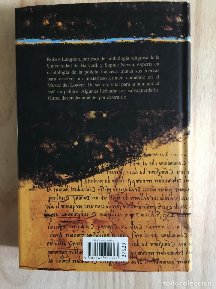 Libros de segunda mano: El c&oacute;digo Da Vinci - Dan Brown - Foto 4
