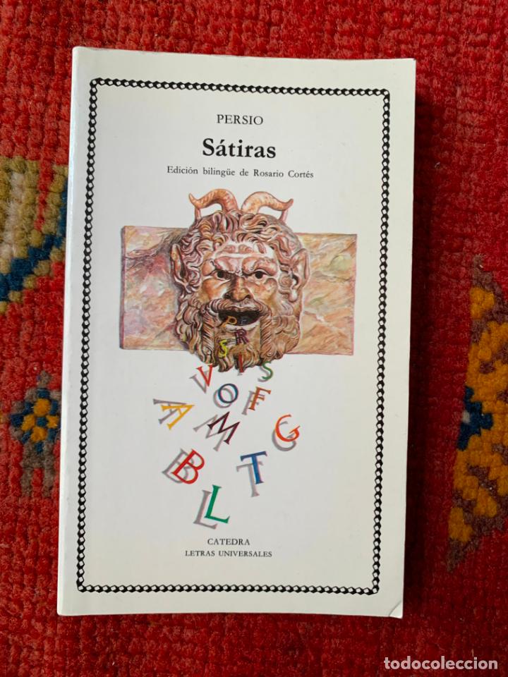 Libros de segunda mano: satiras persio catedra n&ordm; 107 madrid 1988 1&ordf; edicion muy buen estado