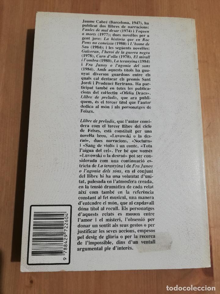Libros de segunda mano: LLIBRE DE PRELUDIS (JAUME CABR&Eacute;) - Foto 4
