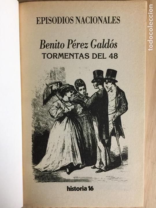 Libros de segunda mano: Tormentas del 48 - Benito Perez Galdos - Foto 2
