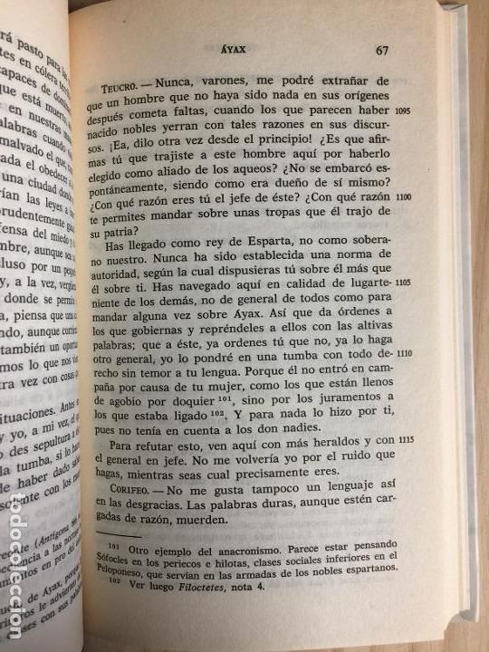 Libros de segunda mano: &Aacute;yax. Las Traquinias. Filoctenes. - S&oacute;focles - Foto 3