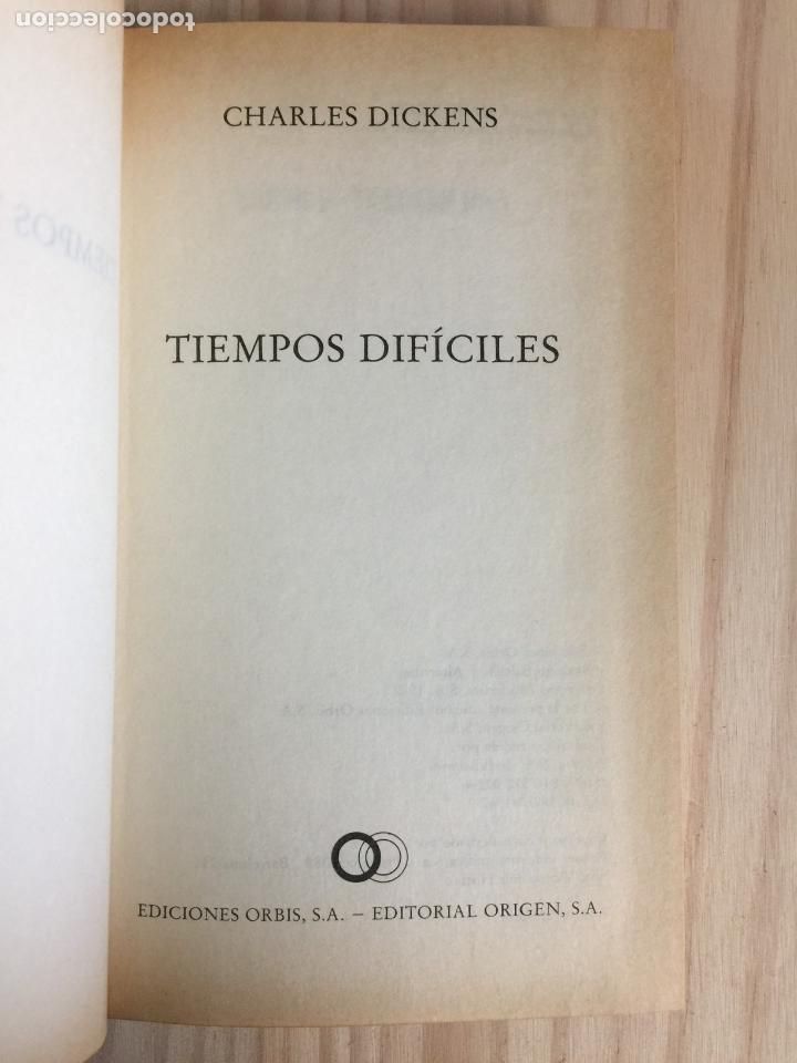 Libros de segunda mano: Tiempos dif&iacute;ciles - Charles Dickens - Foto 4