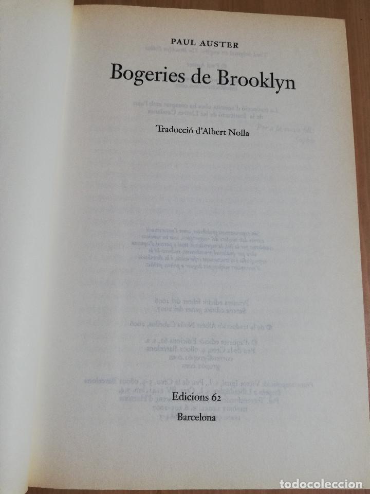 Libros de segunda mano: BOGERIES DE BROOKLYN (PAUL AUSTER) - Foto 2
