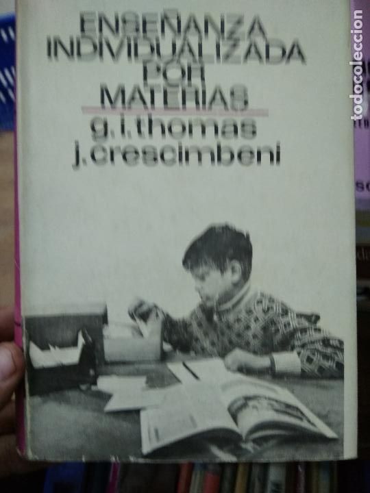 Second hand books: Ense&ntilde;anza individualizada por materias, G. I. Thomas y J. Crescimbeni. L.6922-845