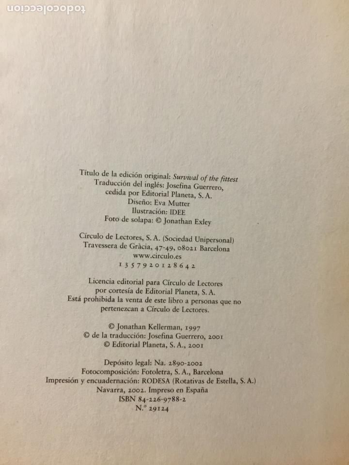 Libros de segunda mano: Exterminio - Jonathan Kellerman - Foto 3