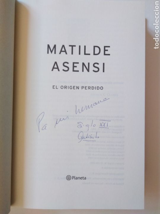 Libros de segunda mano: El origen perdido / Matilde Asensi. - Foto 2