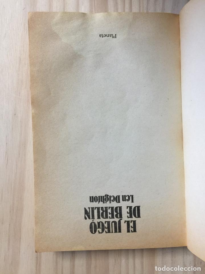 Libros de segunda mano: EL JUEGO DE BERLIN. - Len Deighton - Foto 4