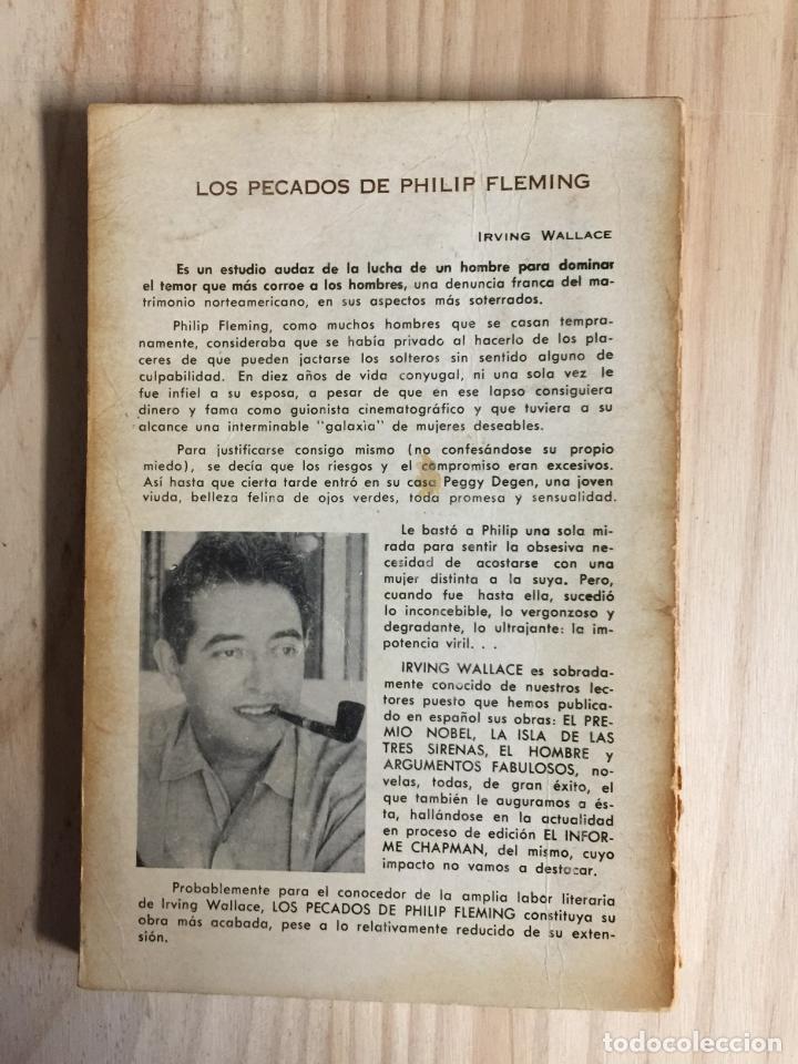 Libros de segunda mano: Los pecados de philip fleming - Irving Wallace - Foto 2