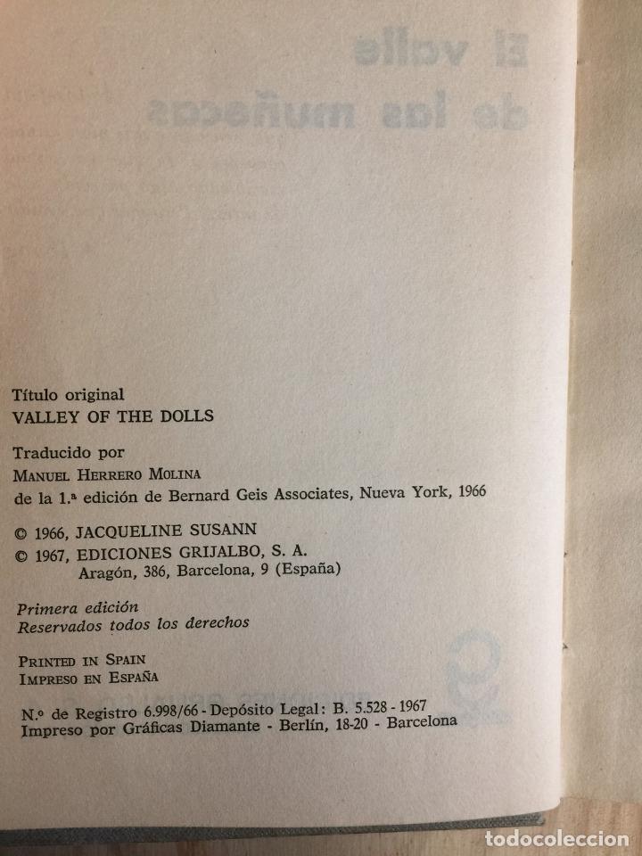 Libros de segunda mano: El valle de las mu&ntilde;ecas - Jacqueline Susann - Foto 4
