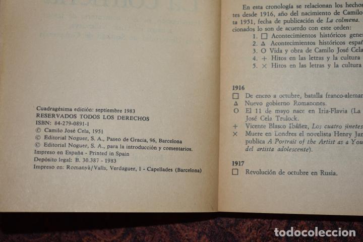Libros de segunda mano: Libro la colmena de camilo jos&eacute; cela 1983 - Foto 3