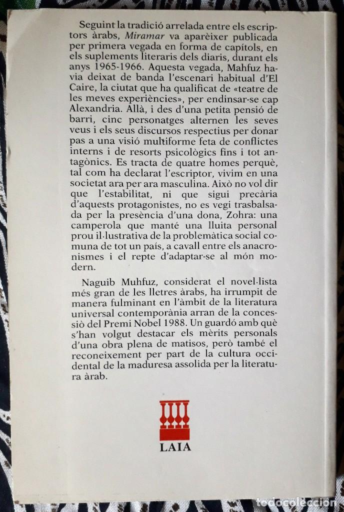 Libros de segunda mano: Naguib Mahfuz . Miramar - Foto 2