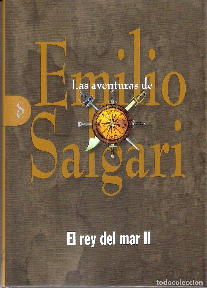Libros de segunda mano: EL REY DEL MAR. 2 VOLUMENES. - EMILIO SALGARI - Foto 2