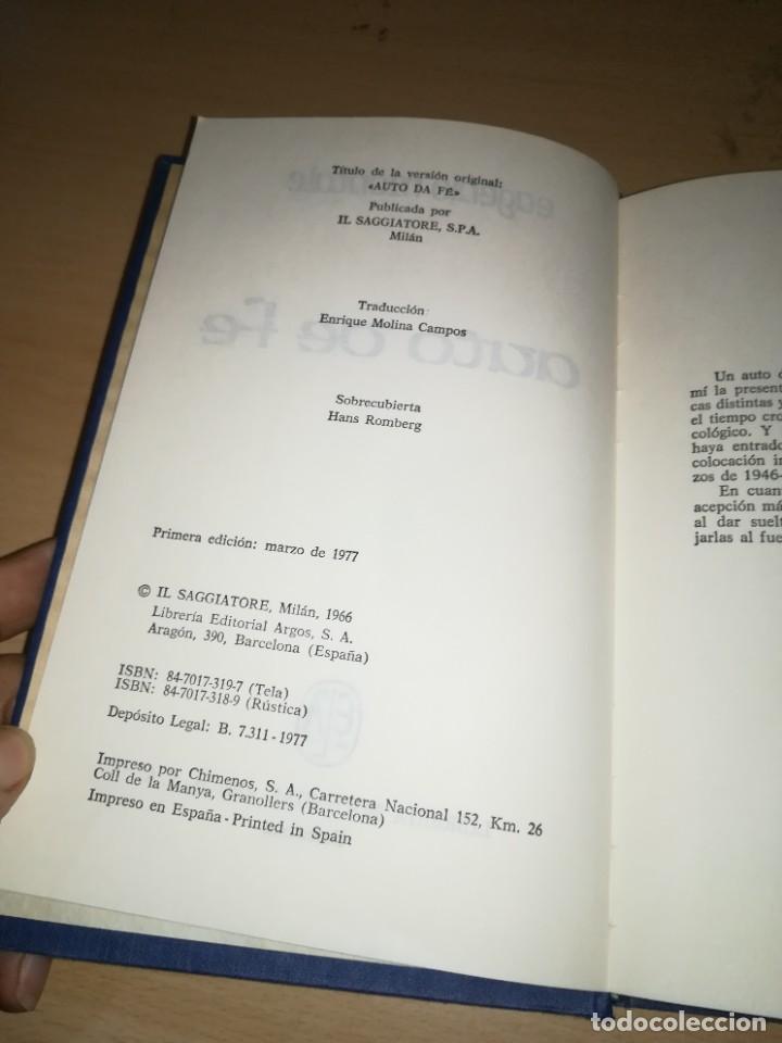 Libros de segunda mano: AUTO DE FE - EUGENIO MONTALE - ARGOS Y402 - Foto 4
