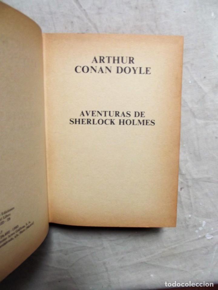 Libros de segunda mano: AVENTURAS DE SHERLOCK HOLMES DE ARTHUR CONAN DOYLE - Foto 2