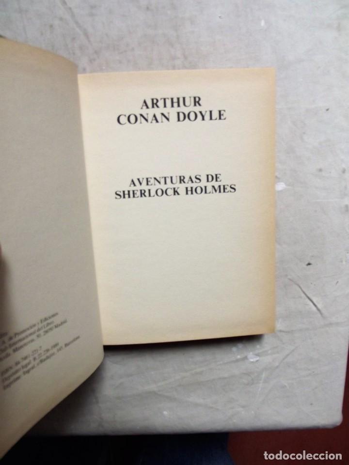 Libros de segunda mano: AVENTURAS DE SHERLOCK HOLMES DE ARTHUR CONAN DOYLE - Foto 2