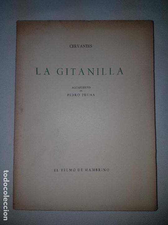 Libros de segunda mano: Cervantes - La Gitanilla. Aguafuertes De Pedro Pruna. - Foto 1