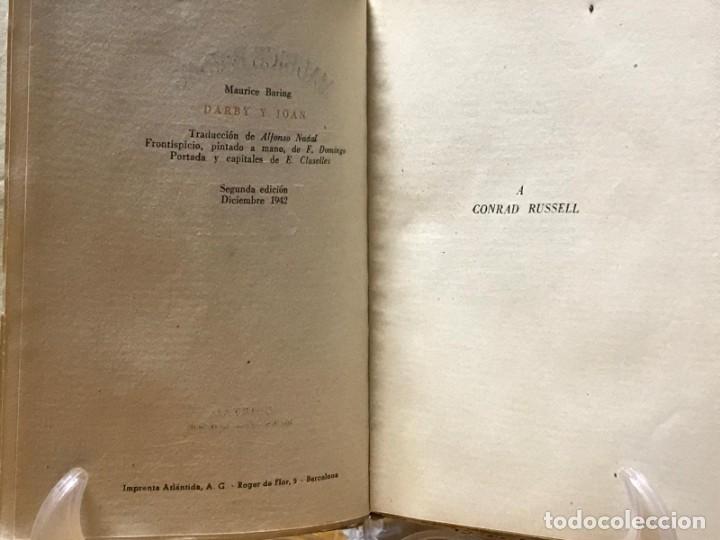 Libros de segunda mano: LIBRO DE DARBY & JOAN. MAURICE BARING. 1942 - Foto 4