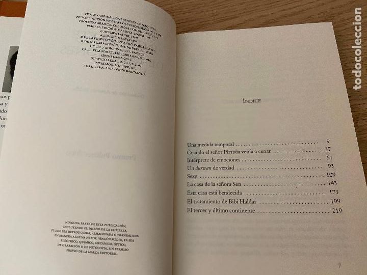 Libros de segunda mano: INT&Eacute;RPRETE DE EMOCIONES - JHUMPA LAHIRI - 2000 - Foto 3