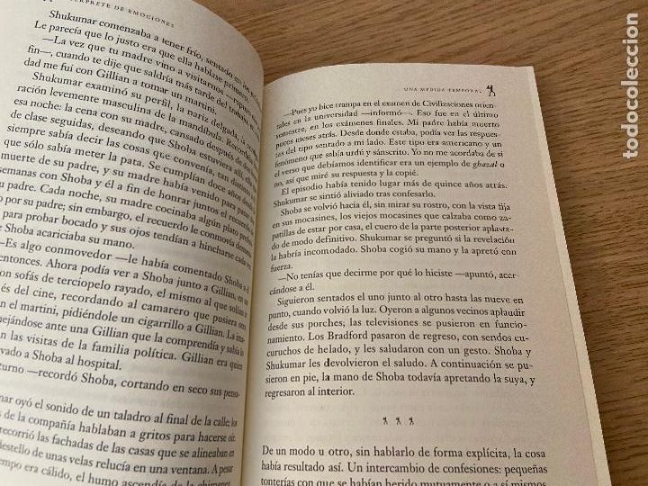Libros de segunda mano: INT&Eacute;RPRETE DE EMOCIONES - JHUMPA LAHIRI - 2000 - Foto 4