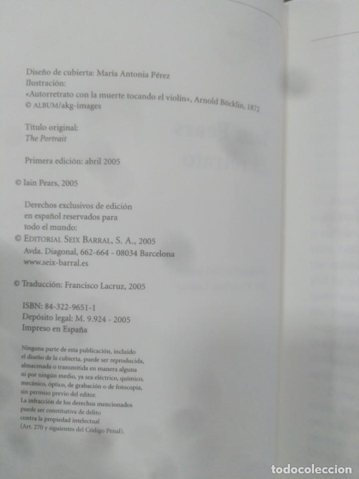 Libros de segunda mano: EL RETRATO - IAN PEARS - Foto 3