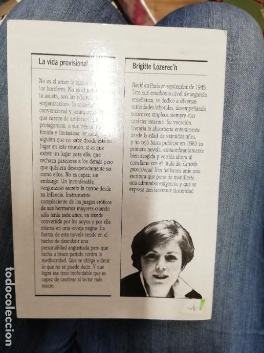 Libros de segunda mano: La vida provisional. Brigitte Lozerech - Foto 2