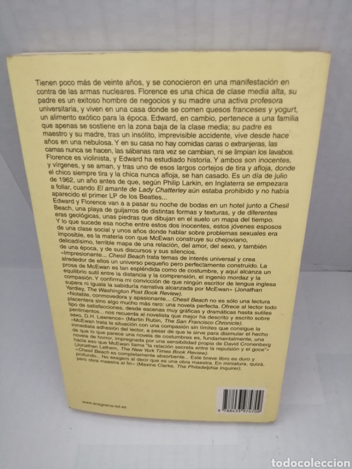 Libros de segunda mano: Chesil Beach (Primera edici&oacute;n) - Foto 2