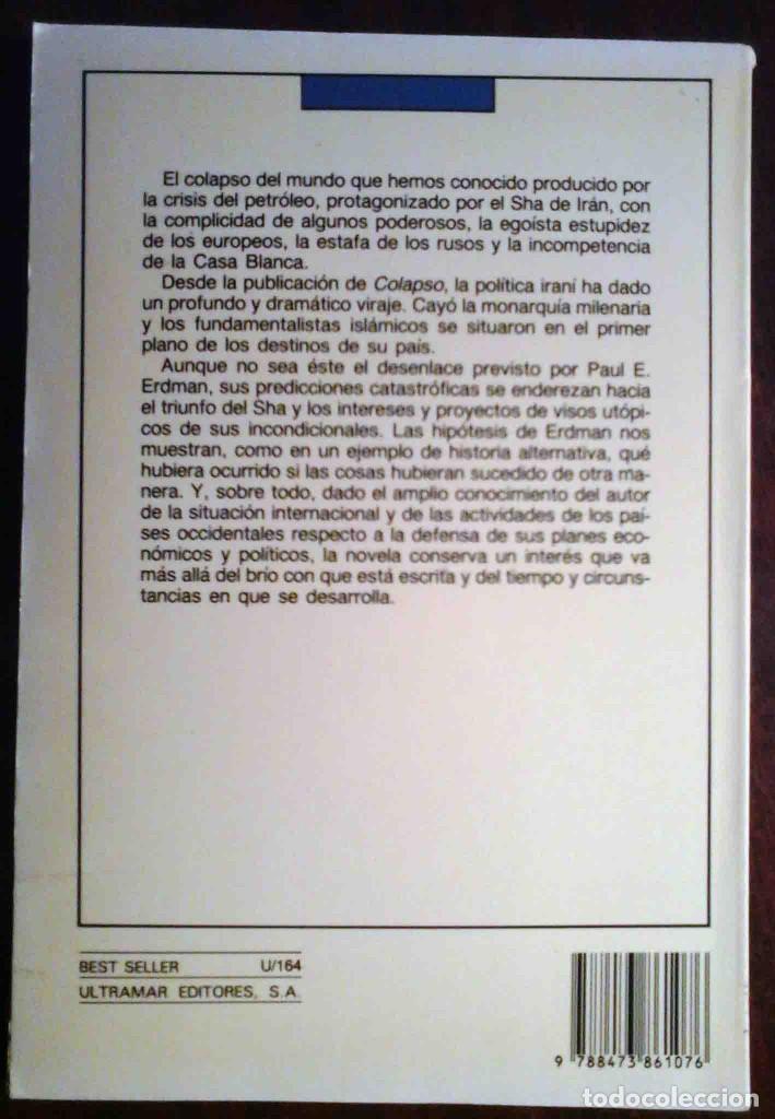Libros de segunda mano: Colapso (Paul E. Erdman) Ultramar 1990 - Foto 2