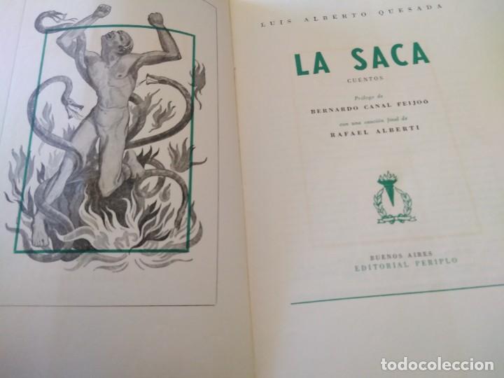 Libros de segunda mano: La Saca. Luis Alberto Quesada - Foto 3