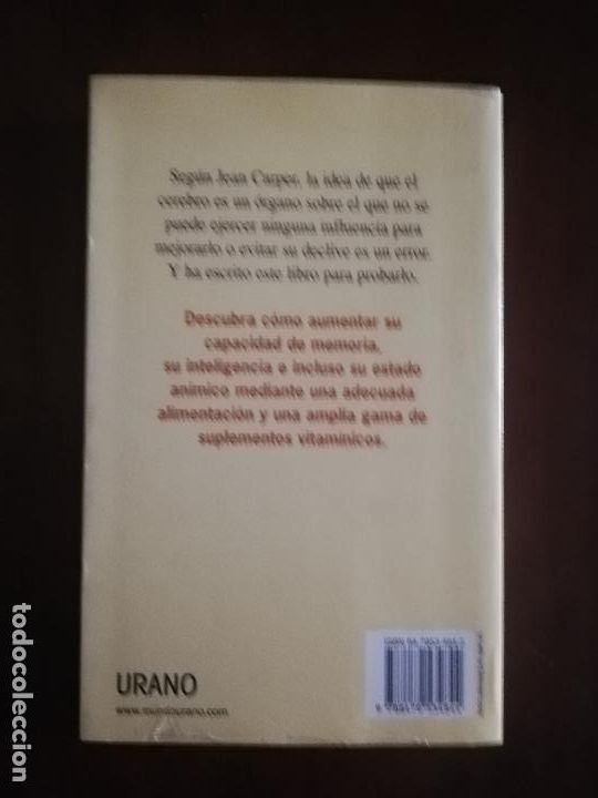 Libros de segunda mano: MAXIMO RENDIMIENTO. JEAN CARPER. URANO. 2001. - Foto 2