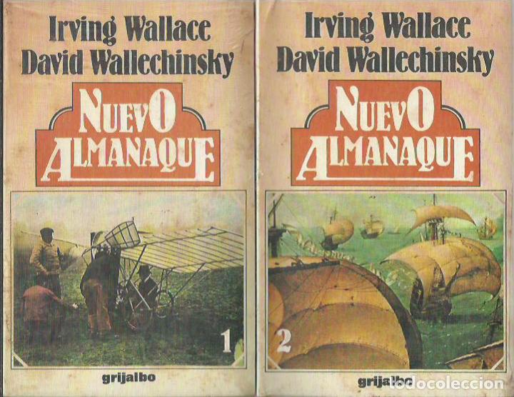 Libros de segunda mano: Irving Wallace & David Wallechinsky-Nuevo Almanaque 1 y 2.Grijalbo.1984.Sellado,con alguna manchita.
