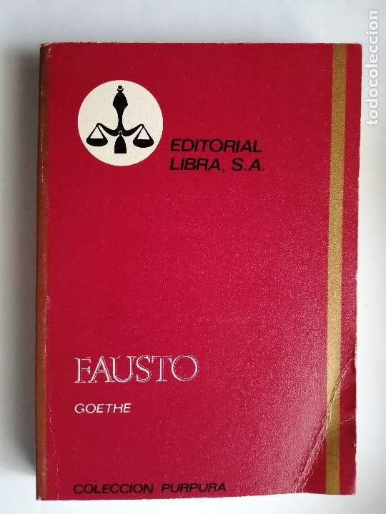 Libros de segunda mano: LIBRO: FAUSTO. GOETHE - Foto 1