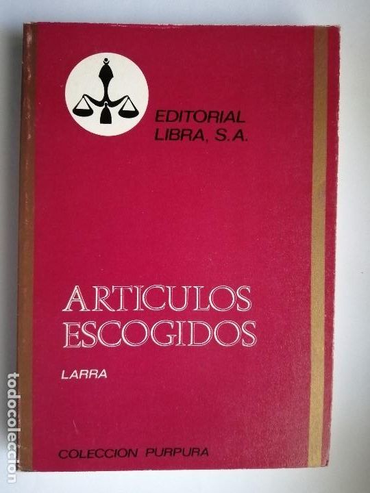 Libros de segunda mano: ARTICULOS ESCOGIDOS LARRA - Foto 1