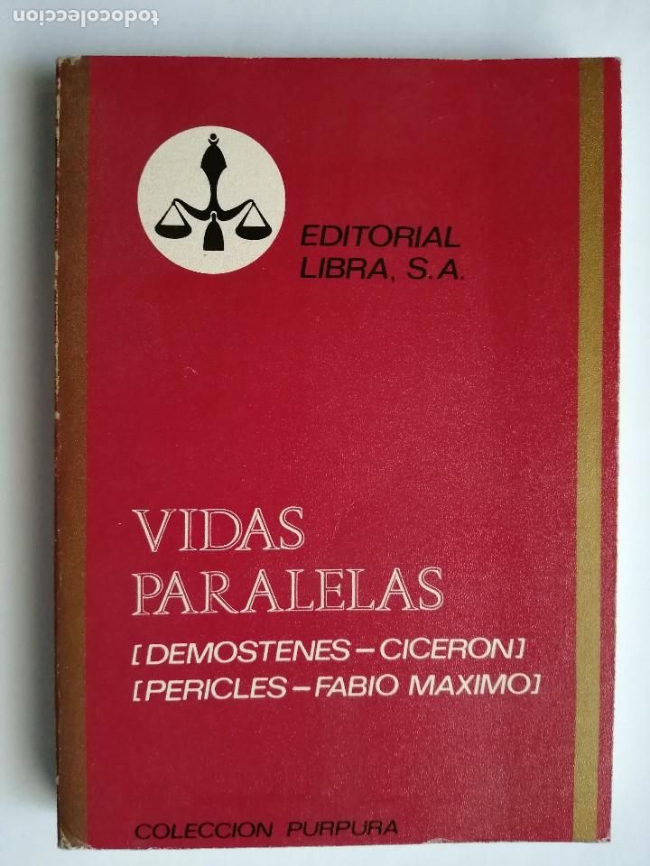 Libros de segunda mano: VIDAS PARALELAS (Demostenes-Ciceron) (Pericles-Fabio Maximo) - Foto 1