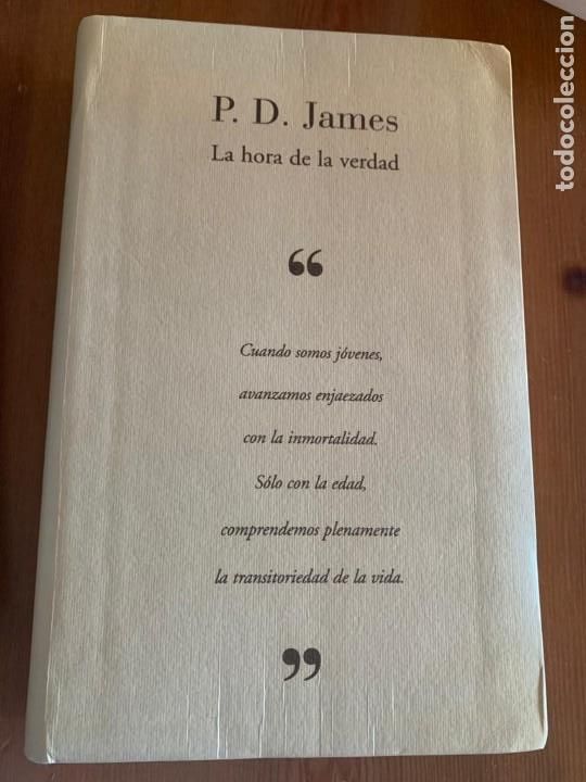 Libros de segunda mano: La hora de la verdad - P.D.James - Foto 1