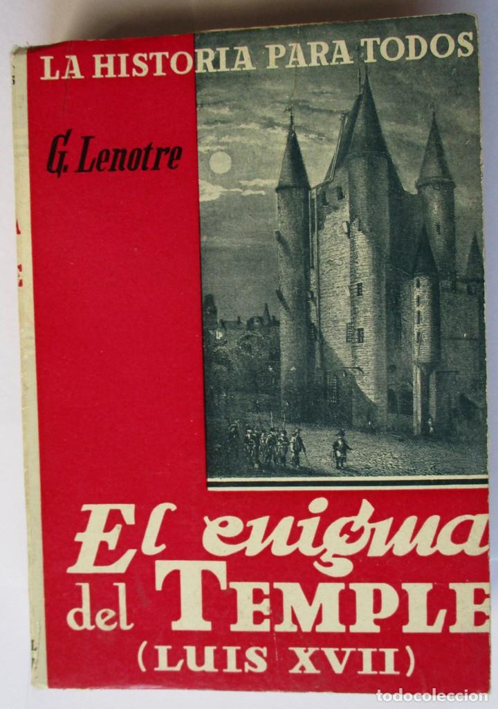 Libros de segunda mano: EL ENIGMA DEL TEMPLE (Luis XVII) - Foto 1
