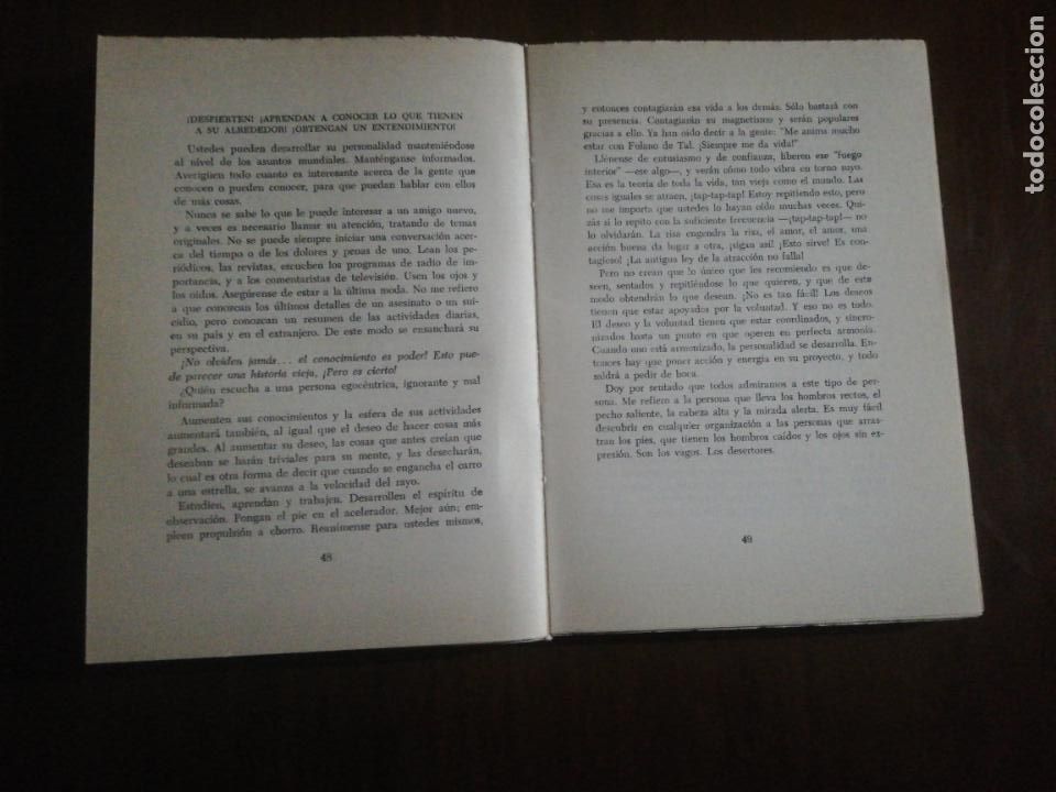 Libros de segunda mano: EL PODER ESTA EN USTED. CLAUDE M. BRISTOL. INTONSO. 1973. - Foto 4
