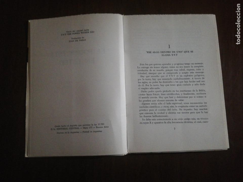 Libros de segunda mano: EL PODER ESTA EN USTED. CLAUDE M. BRISTOL. INTONSO. 1973. - Foto 6
