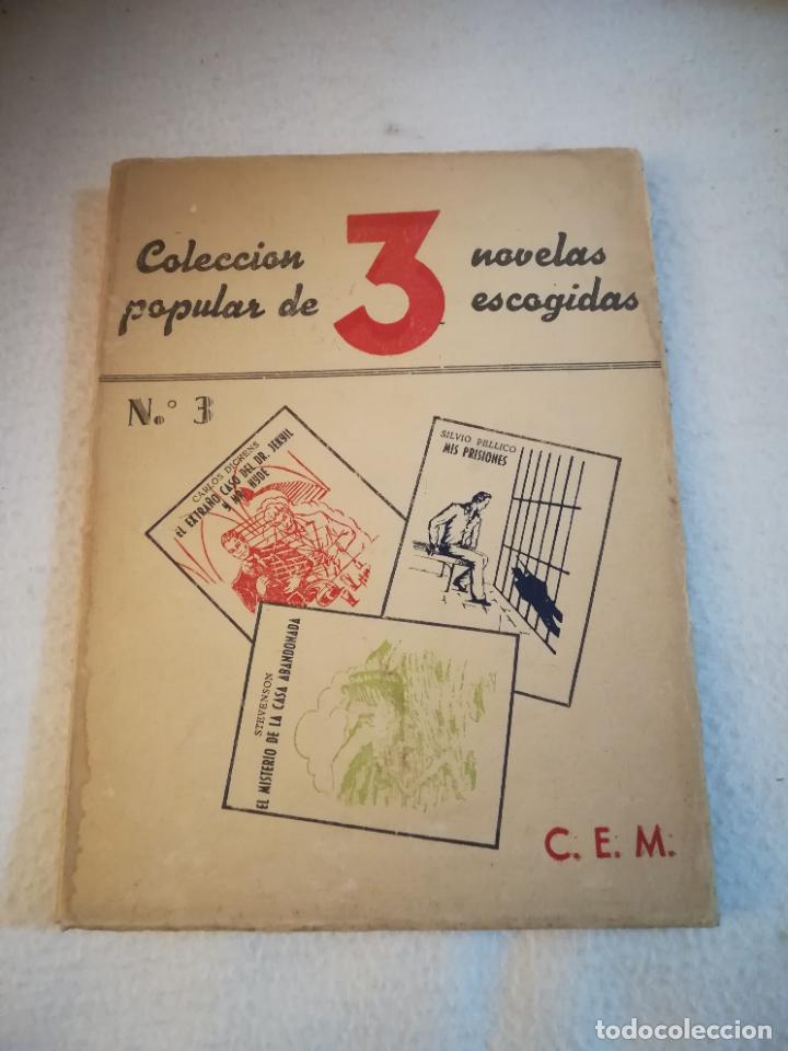Gebrauchte B&uuml;cher: COLECCION POPULAR DE 3 NOVELAS ESCOGIDAS. N&ordm; 3. CENTRO EDITORIAL MATAS. 1943. RUSTICA. VER FOTO