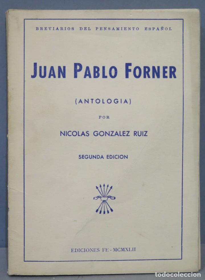 Libros de segunda mano: ANTOLOGIA. FORNER - Foto 1