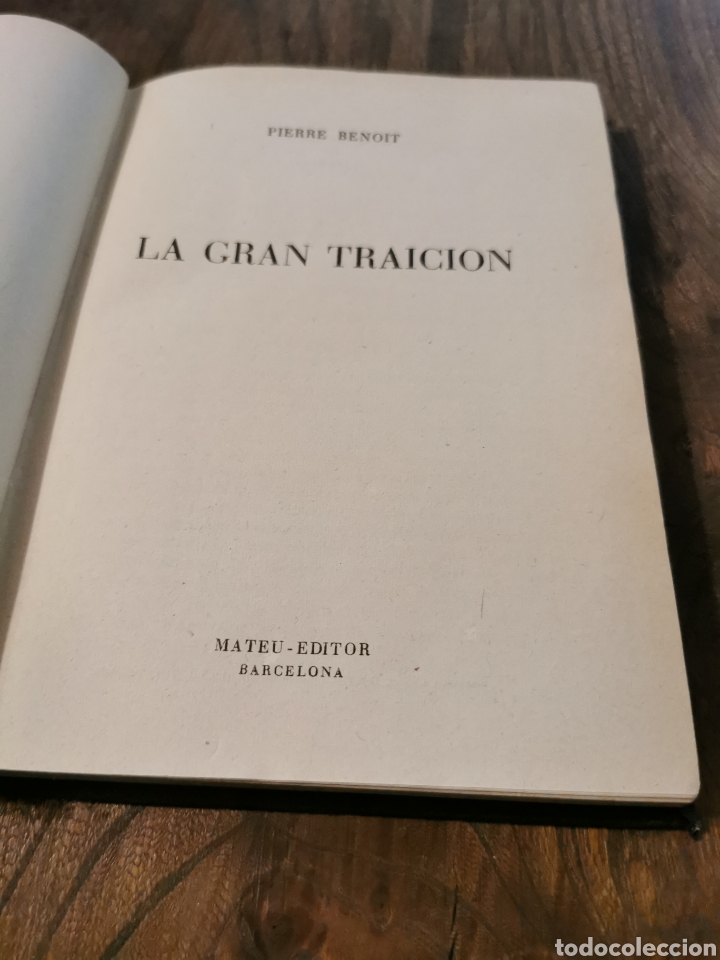 Libros de segunda mano: Libro la gran traici&oacute;n Pierre Benoit - Foto 2