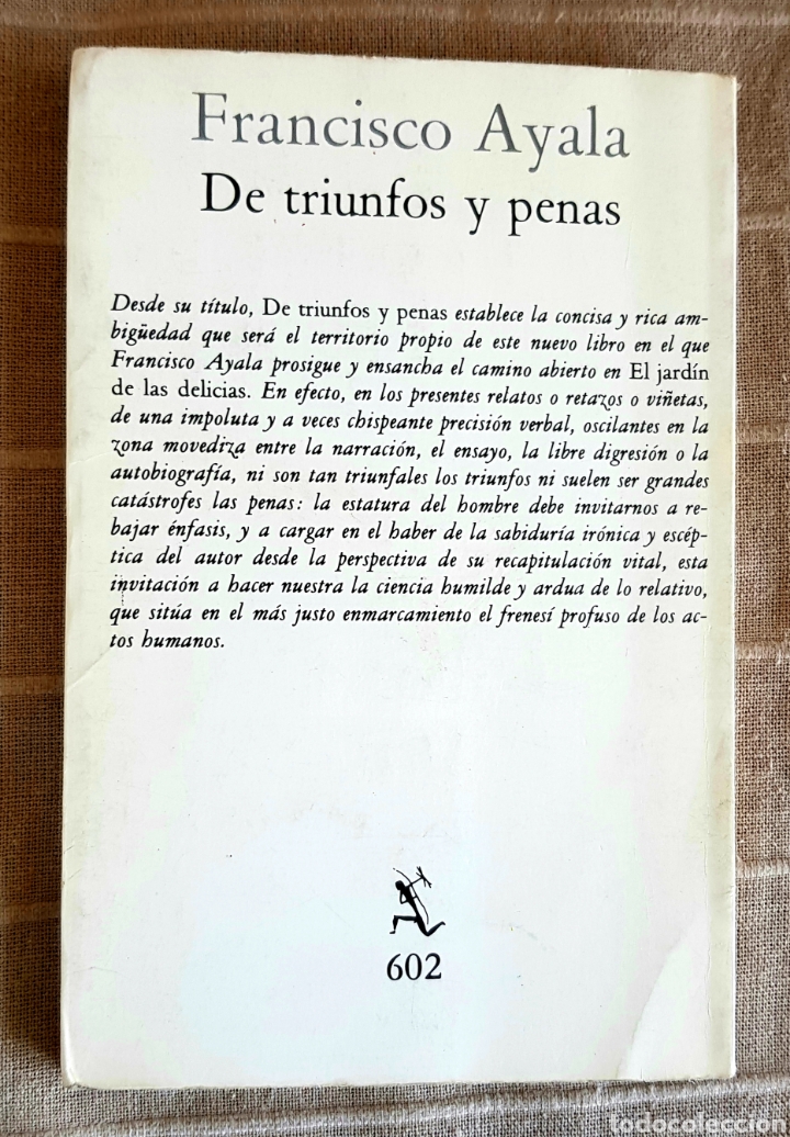 Libros de segunda mano: De triunfos y penas. Francisco Ayala - Foto 6