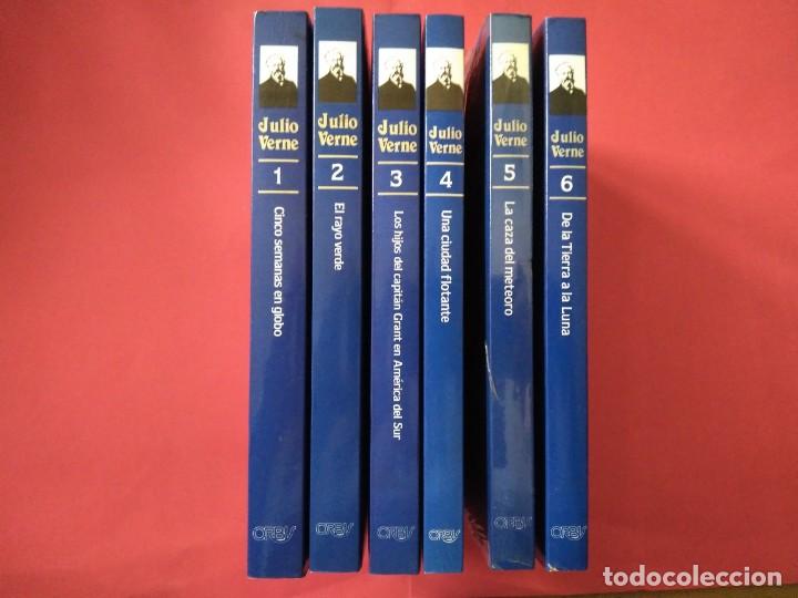 Libros de segunda mano: JULIO VERNE 6 N&Uacute;MEROS EDICIONES ORBIS - Foto 2