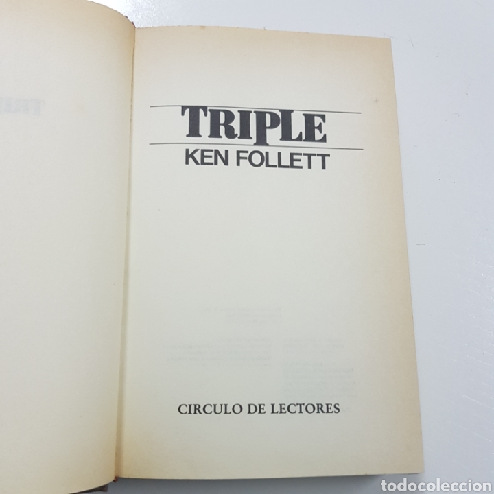 Libros de segunda mano: TRIPLE - KEN FOLLET - Foto 2