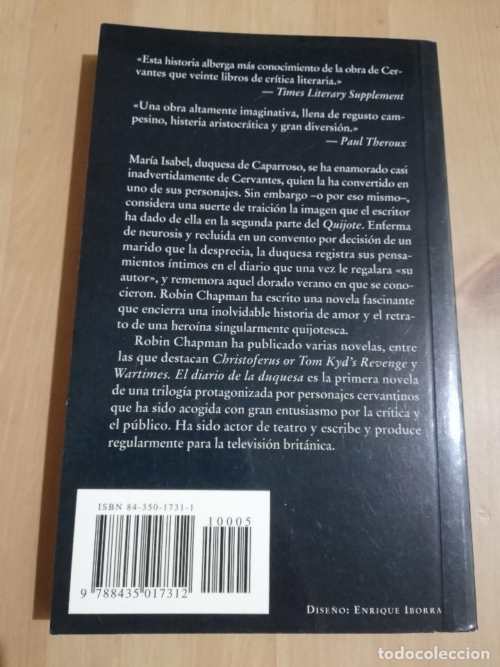 Libros de segunda mano: EL DIARIO DE LA DUQUESA (ROBIN CHAPMAN) - Foto 3