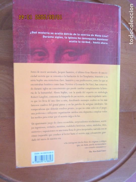 Libros de segunda mano: EL CODIGO DA VINCI - DAN BROWN - UMBRIEL 2003 - Foto 2